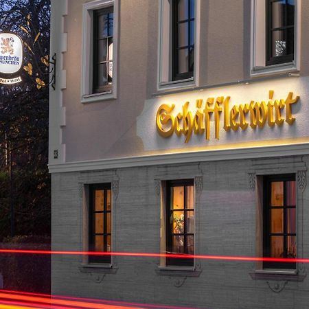 אשהיים Hotel Schaefflerwirt מראה חיצוני תמונה