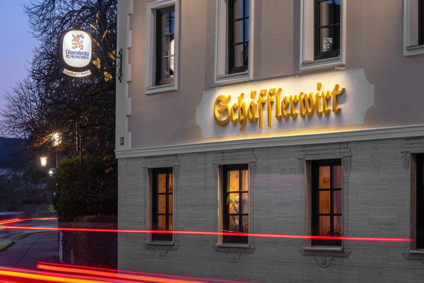 אשהיים Hotel Schaefflerwirt מראה חיצוני תמונה